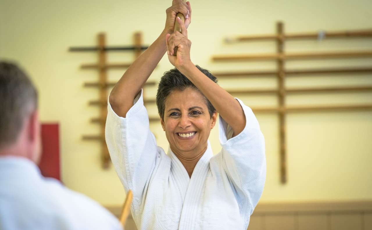 Students practising Ki Aikido