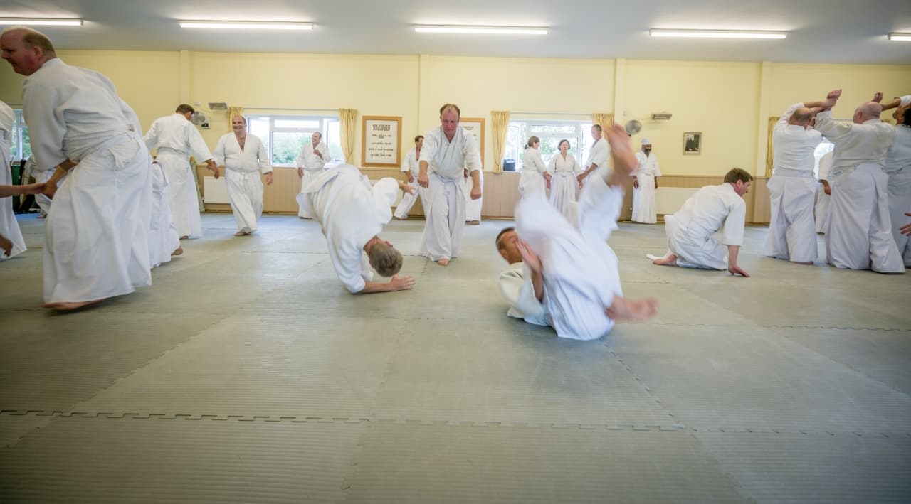 Sensei K. Williams demonstrating a technique
