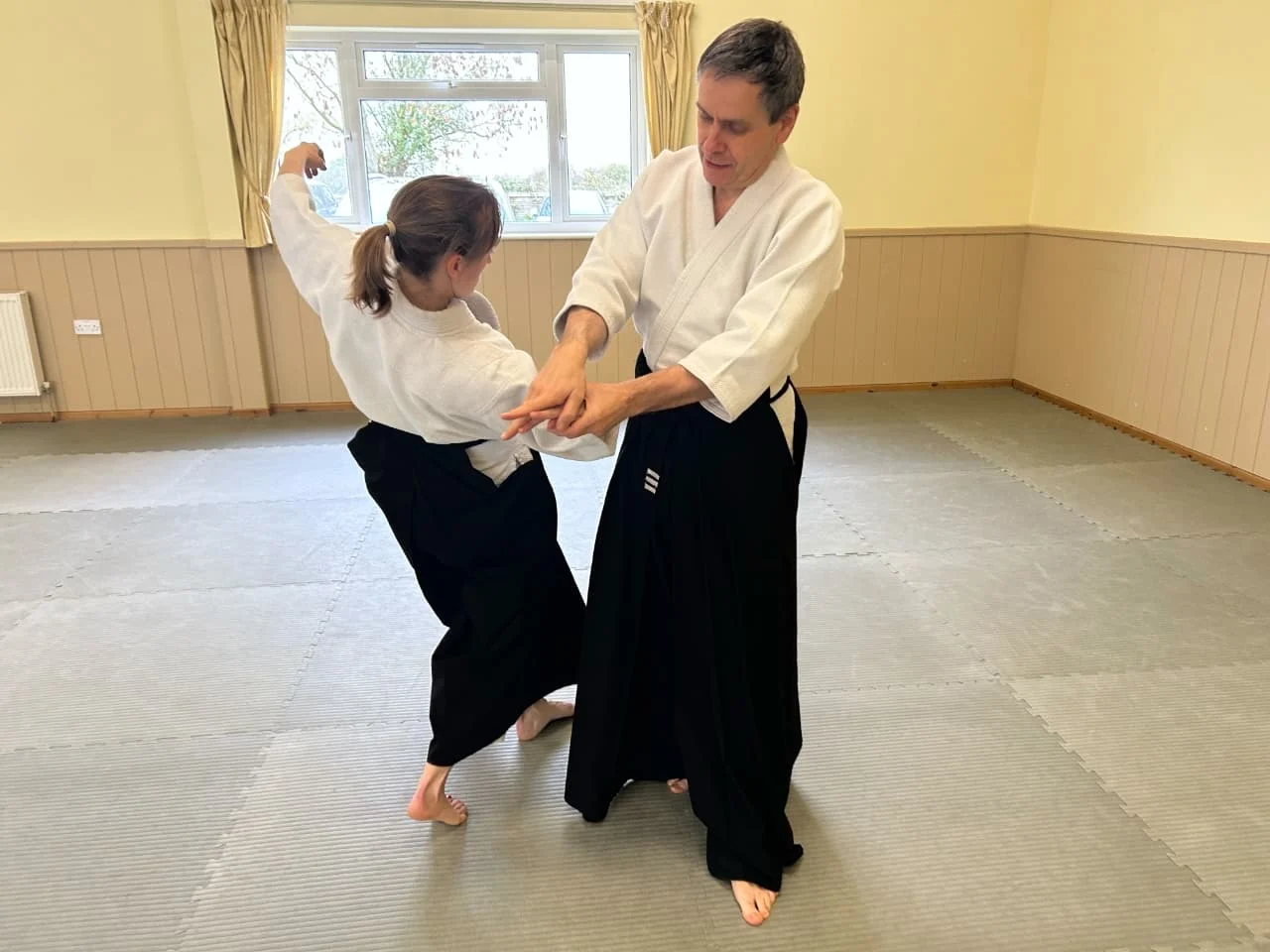 Students at a beginners course at Lochaber Aikido Club