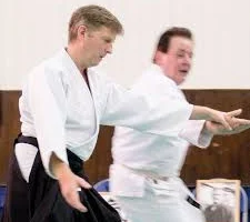 Practising aikido together at Lochaber Aikido Club