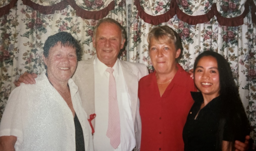 Mai and Brenda trained and passed 1st Dan together